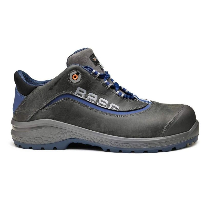 Base Protection B0874 Be-Dry Mid/Be-Rock S3 Low Safety Shoe Grey/Blue, 47 - Image 1