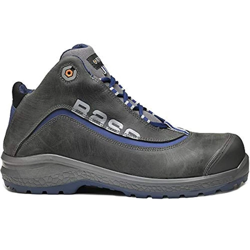 Base Protection B0875 Be-Dry Mid/Be-Rock S3 Safety Shoe Grey/Blue, 47