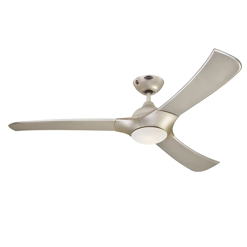 78266 Portland Ambience EL Dark Pewter Indoor Ceiling Fan, Light Kit with Opal Frosted Glass