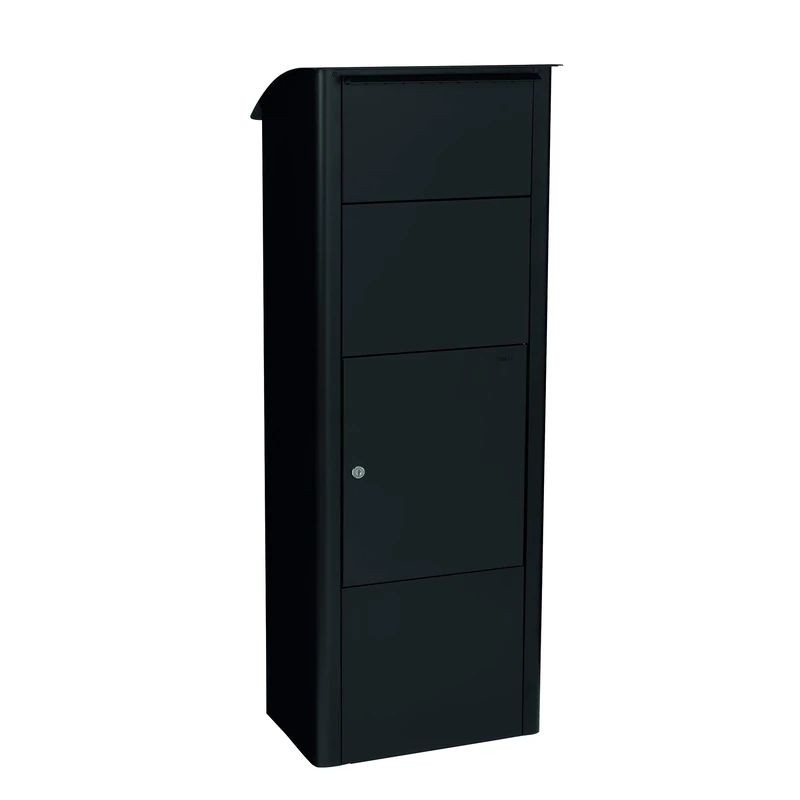 Renz Mefa Beech 457 457101M Parcel Mailbox with Lock 1021 x 409 x 326 mm Black