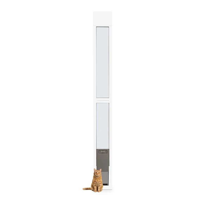 PetSafe 2-Piece Sliding Glass Cat and Dog Door - No Cutting, Durable, Weather Resistant - Small