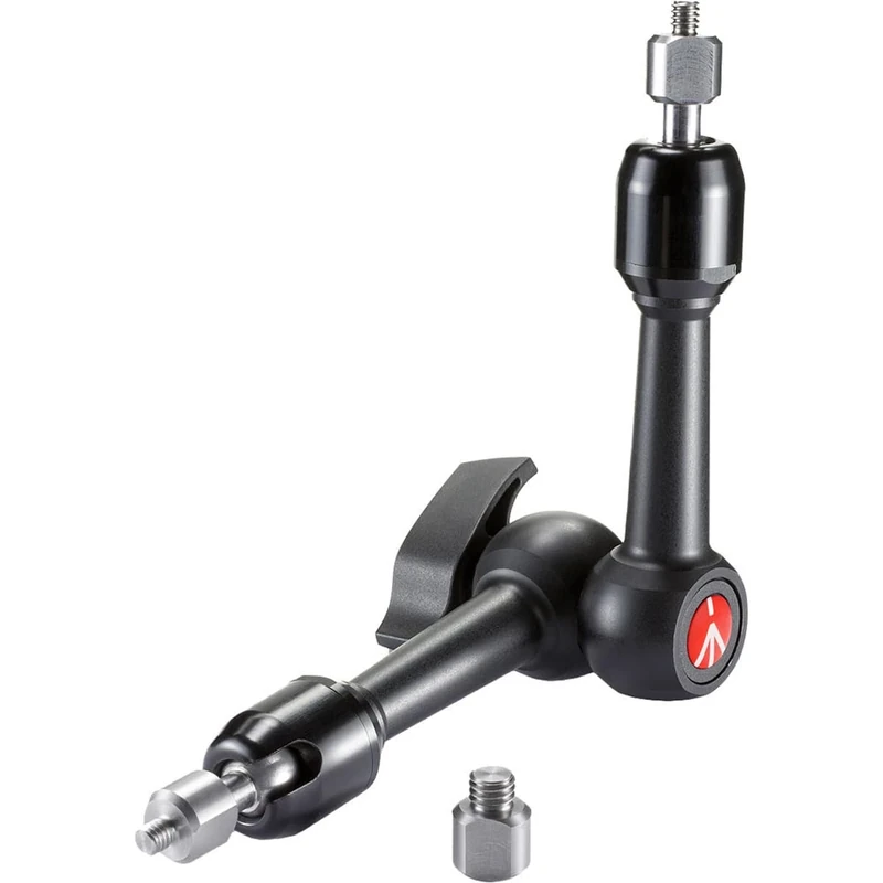 Manfrotto 9.4" 244 Mini Friction Arm with Interchangeable 1/4" Attachments and 3/8'' Adapter