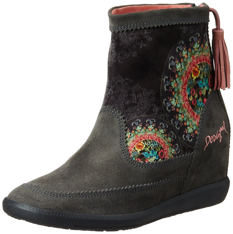 Desigual Shoes Carlas, Women's Mocassins Boots, Grey (2006 Gris Oscuro), 3.5 UK (36 EU)