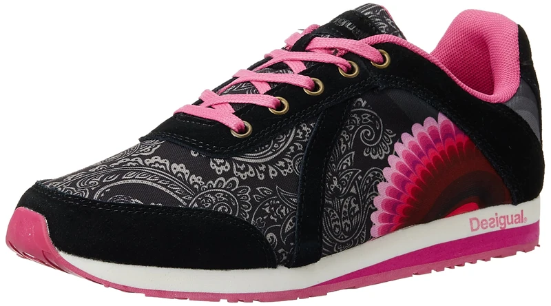 Desigual Women's Shoes Damian 11 Low-Top Sneakers, Black (2000 Negro), 4 UK - Image 1