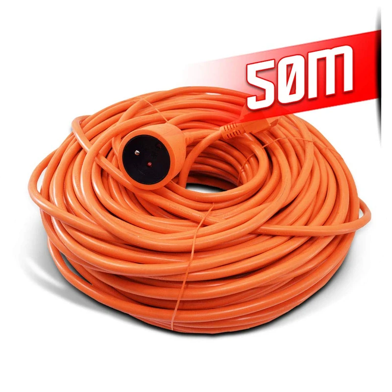 I-Watts I-RAJ3G15-25M Extension Lead Orange, White, I-RAJ3G15-50M - Image 1
