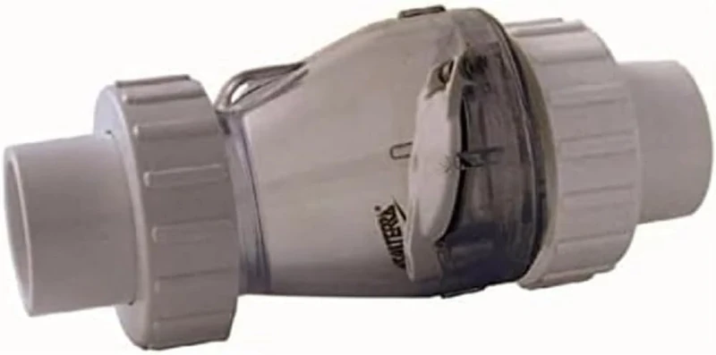 Valterra 50 mm transparent check valve with spring