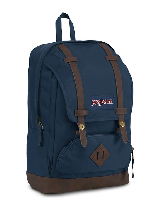 JANSPORT CORTLANDT Large Backpack, 15 Inch Laptop Compartment, navy, One Size