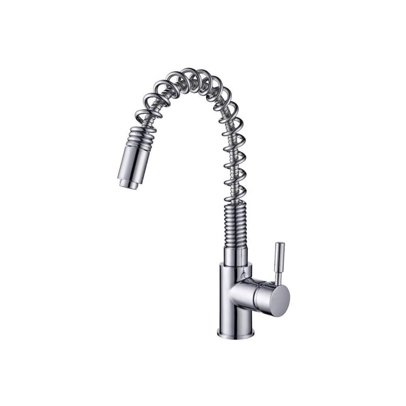 Edouard Tiki Kitchen Mixer Tap Chrome Finish - Image 1