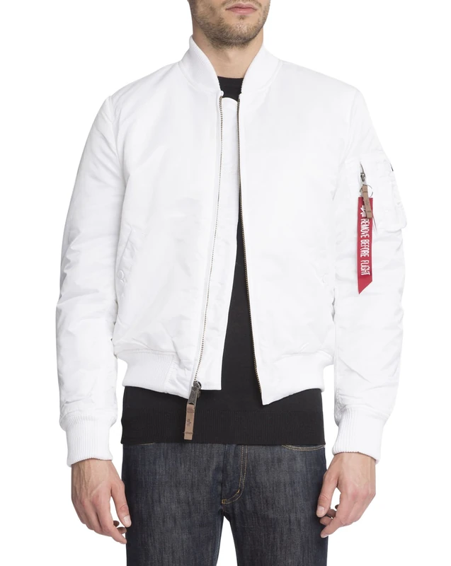 Alpha Industries Men's MA-1 VF 59 White M