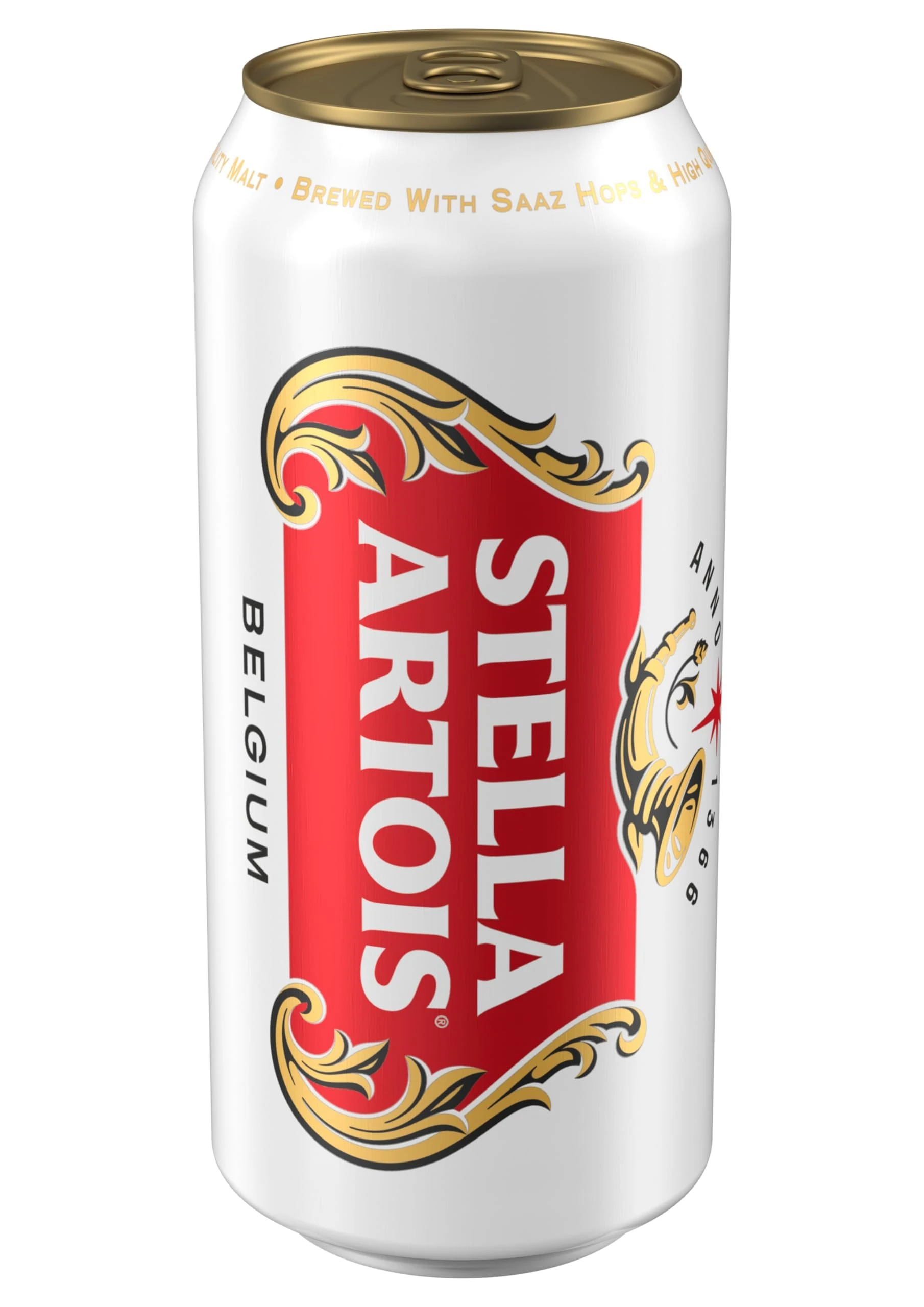 STELLA ARTOIS Premium Lager Beer Can, 440 ml (Pack of 10)