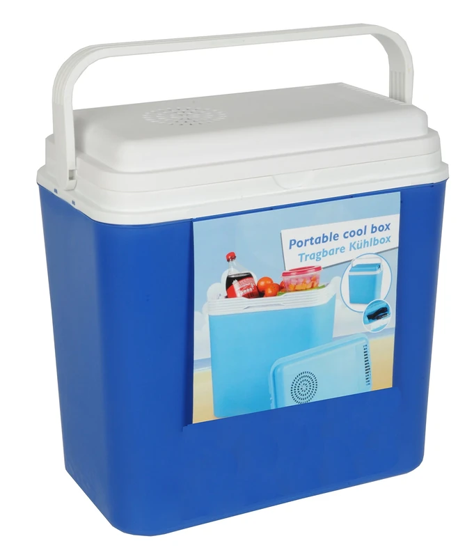 Lifetime Travel 12 V Thermoelectric Cool Box 22L, Portable Blue