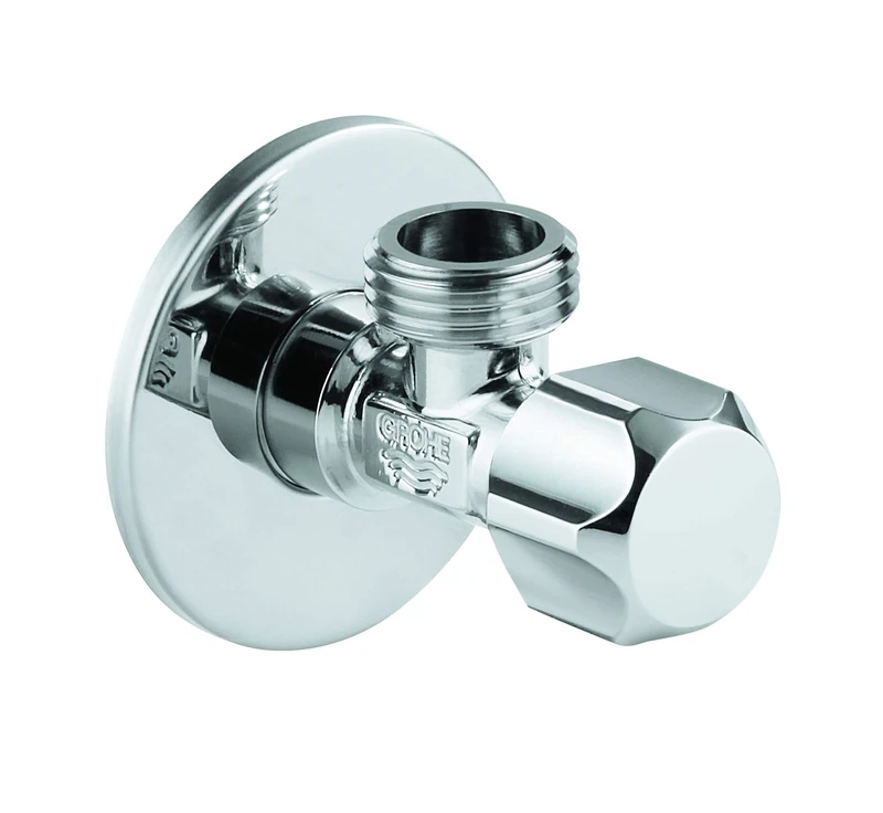 Grohe 2202700M Angle Valve, DN 15, Argent/Chrome, 28,6 x 19 x 5,8 cm