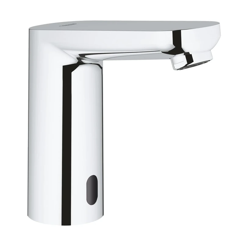 GROHE Eurosmart Ce Touchless M-Size Basin Mixer with Hidden Mixing Device Chrome Water-Saving Tap, Infrared Sensor Technology 36330001