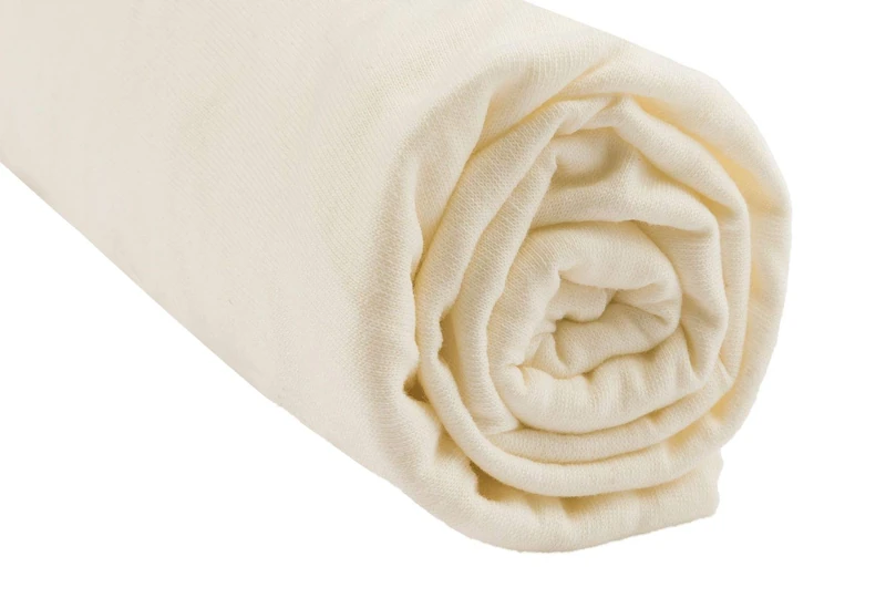 Fitted Sheet 140 x 190/140 x 200 cm 100% Organic Cotton for Double Bed | Natural Ecru | Soft Attachable | Stretchy Breathable | Healthy Sleep | Easy Dort Brand | Oeko-Tex | Made in Europe