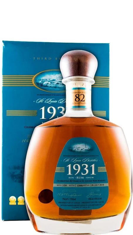 Chairman's Reserve 1931 Rum 3rd Edition Spirits, 43 ABV, 70cl