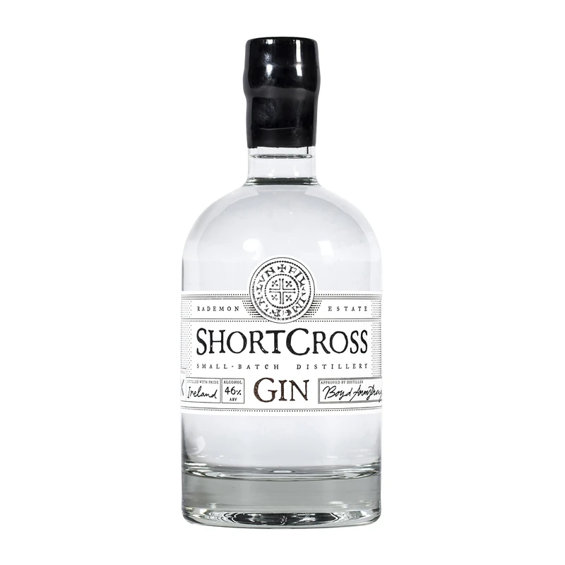 Shortcross Classic Irish Gin I Fresh Juniper, Bright Citrus & Floral Notes I Distilled in Co.Down I Enjoy in a G&T with Elderflower Tonic and Orange Garnish I Award Winning Gin I 70cl : 46% abv