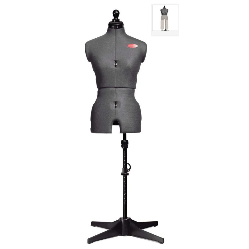 Prym Tailor's Dummy, Metal Plastic Polyester, Gray, S