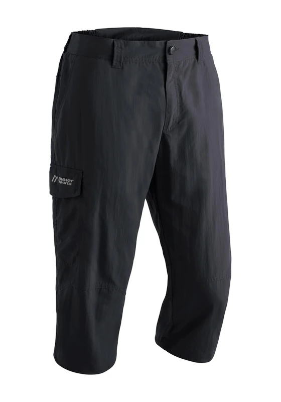 Maier Sports Jens hiking capri, 3/4 hiking trousers men for summer & trekking, lightweight outdoor trousers & capri functional trousers, quick-drying