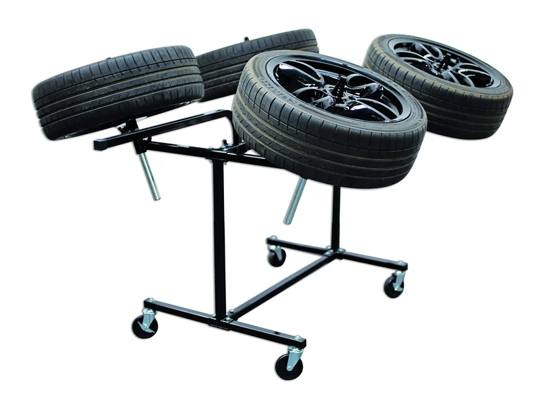 PowerTec 92417 Alloy Wheel Painting Stand - Deluxe Heavy Duty