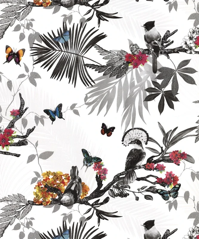 Arthouse Mystical Forest White Multi Wallpaper - Image 1