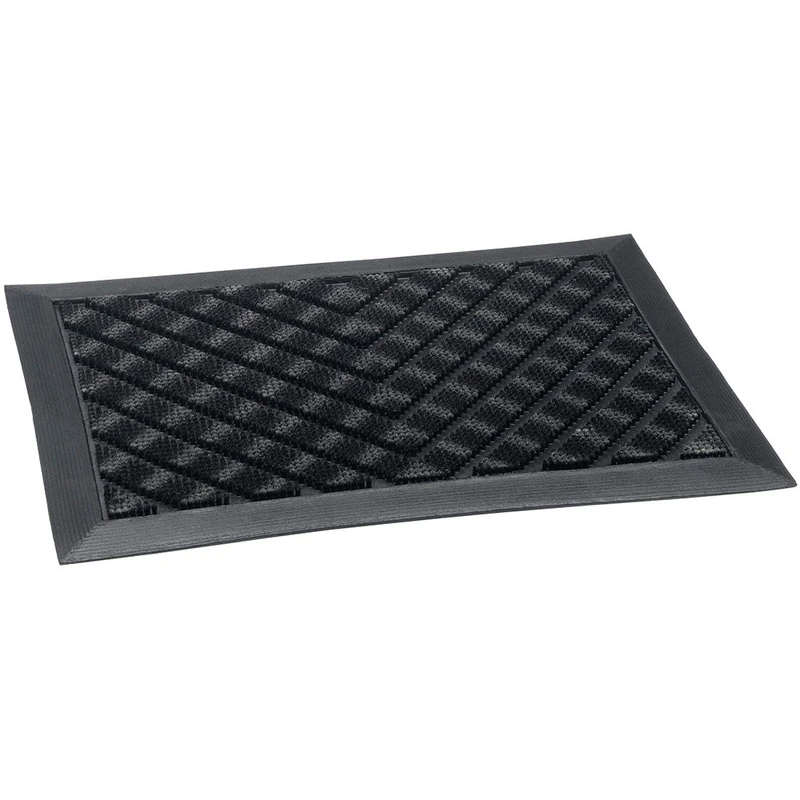MD-Entree 5381465007 door mat Rubber mat Outdoor Rectangular Black