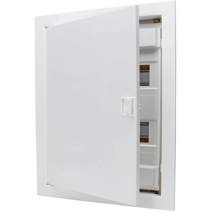 Kopp Flush-mounted cavity wall Fuse Box with Metal Door 2 Rows for 24 Pins, Set of 1, White, 340512001