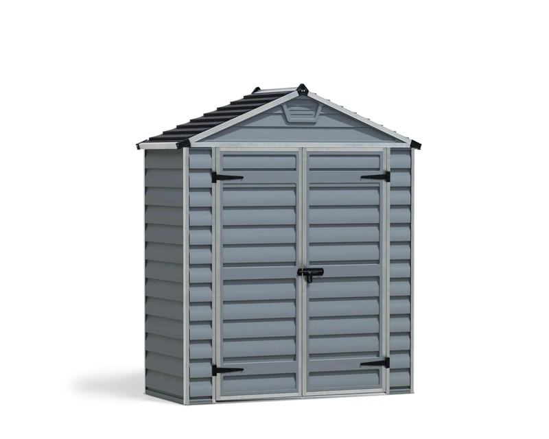 Palram Canopia SkyLight 6x3 Garden Storage Shed - Grey - Image 1