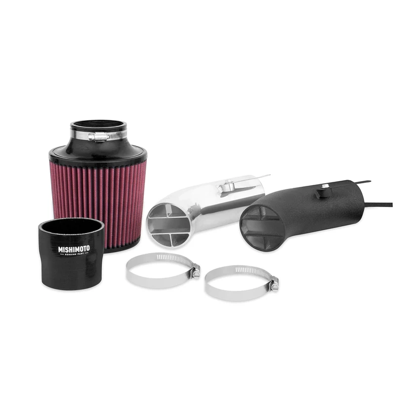 Mishimoto MMAI-STI-15RWBK Race Air Intake Compatible With Subaru STI 2015+ Wrinkle Black