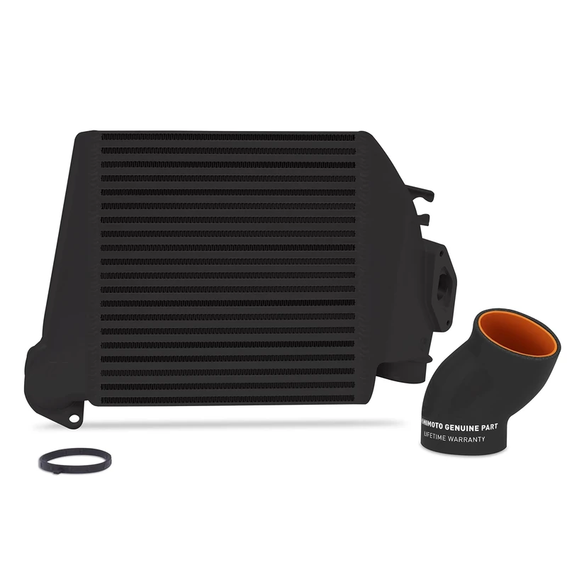 Mishimoto MMTMIC-WRX-08BKBK Subaru WRX 2008-2014 Top-Mount Black Intercooler Black Hoses