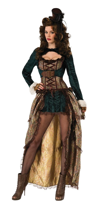Forum Novelties 75015 Madame Steampunk Costume (UK 10-12) - Image 1