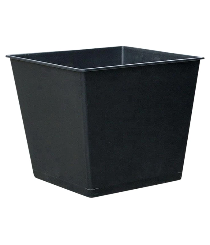 Dehner Universal Plastic Plant Pot – Black - Image 1