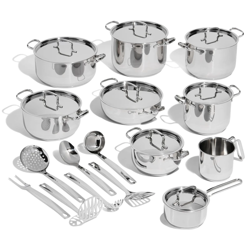 Lagostina Sfiziosa Extravagant Battery, Stainless Steel, Set of 24