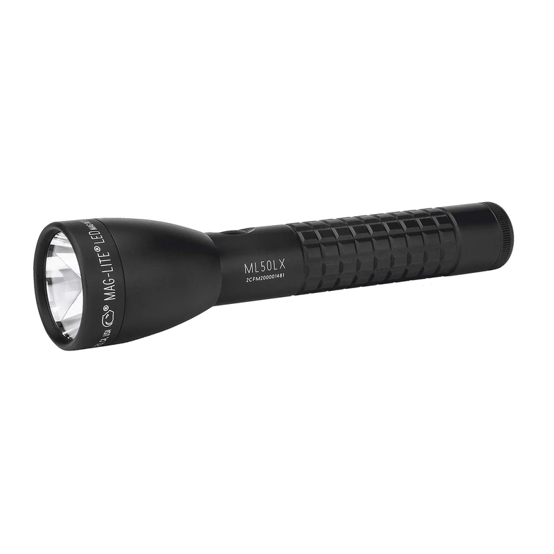 Maglite ML50LX 2 C-Cell Flashlight, Aluminium, Matte Black, 490 lm