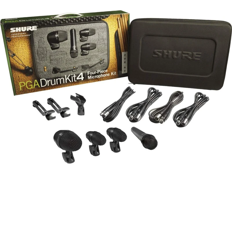 Shure PG ALTA 4-Piece Drum Microphone Kit (PGADRUMKIT4)