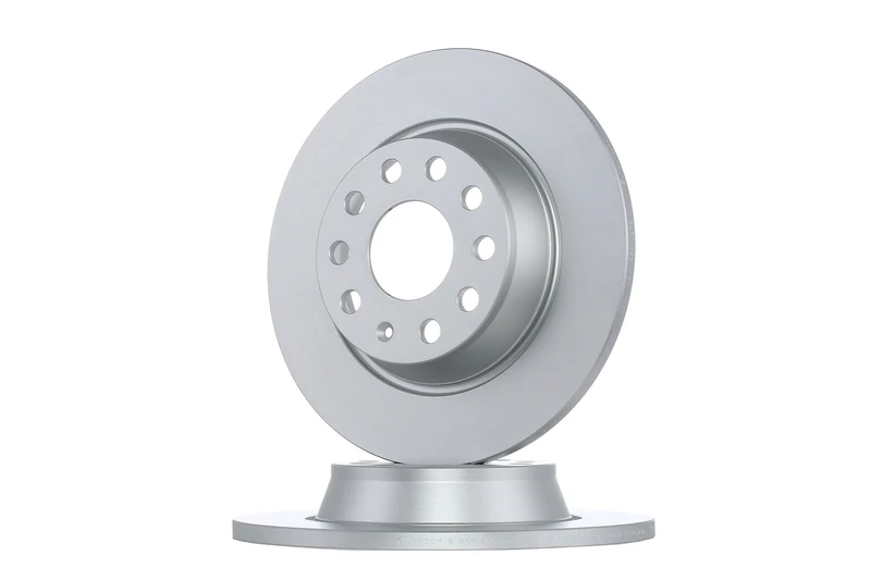 Bosch BD2094 Brake Disc Set - 282 mm Solid Discs - Rear Axle - ECE-R90 Certified - Long Service Life, Advanced Corrosion Protection - 1 Set of 2 Discs