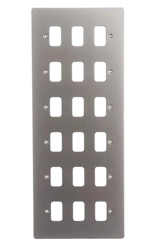 Schneider Electric GUG18GPN Ultimate 18 Gang Grid Faceplate