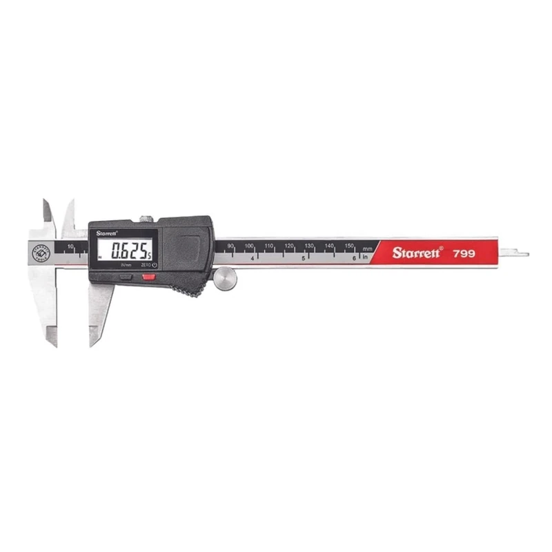 Starrett EC799A-6/150 Digital Caliper - 6 Inch 0.005" Resolution