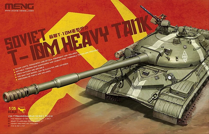 Meng "Model 1:35 Soviet T-10M Heavy Tank Kit (Multi-Colour)