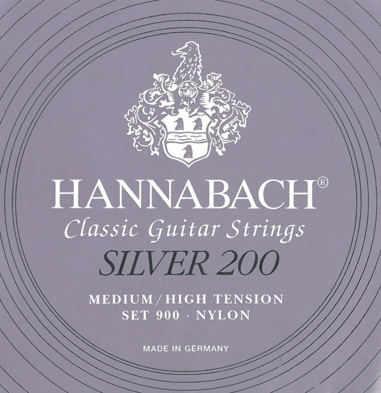 Hannabach 652670 Klassikgitarrensaiten Serie 900P Medium/High Tension ProfiPack Silver 200-900PPMHT - Satz