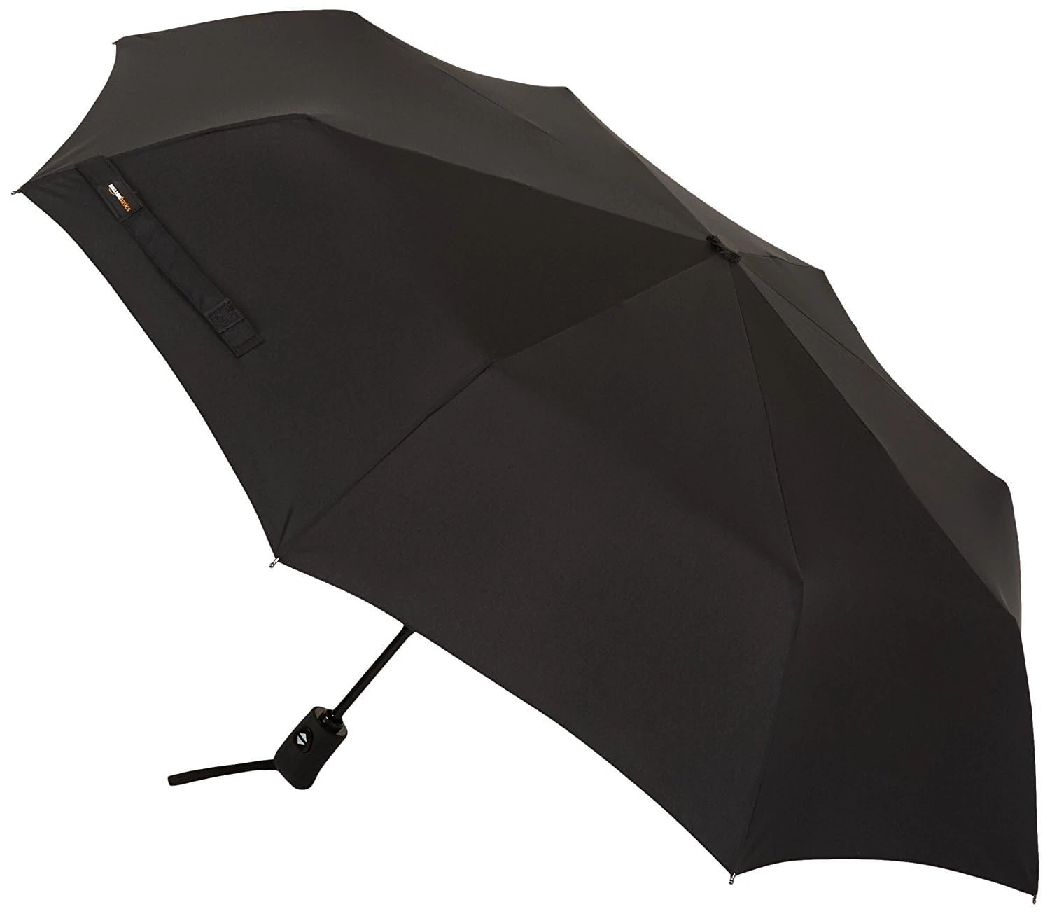 Amazon Basics Octagonal Automatic Travel Umbrella, Black, 28 x 98 cm