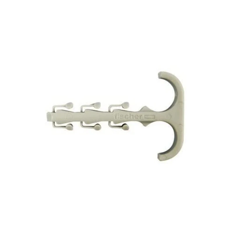 fischer Steckfix SF plus ZS 28, dowels, loop and screw in one, one-hand installation, high holding forces thanks to locking latch, 75 pieces