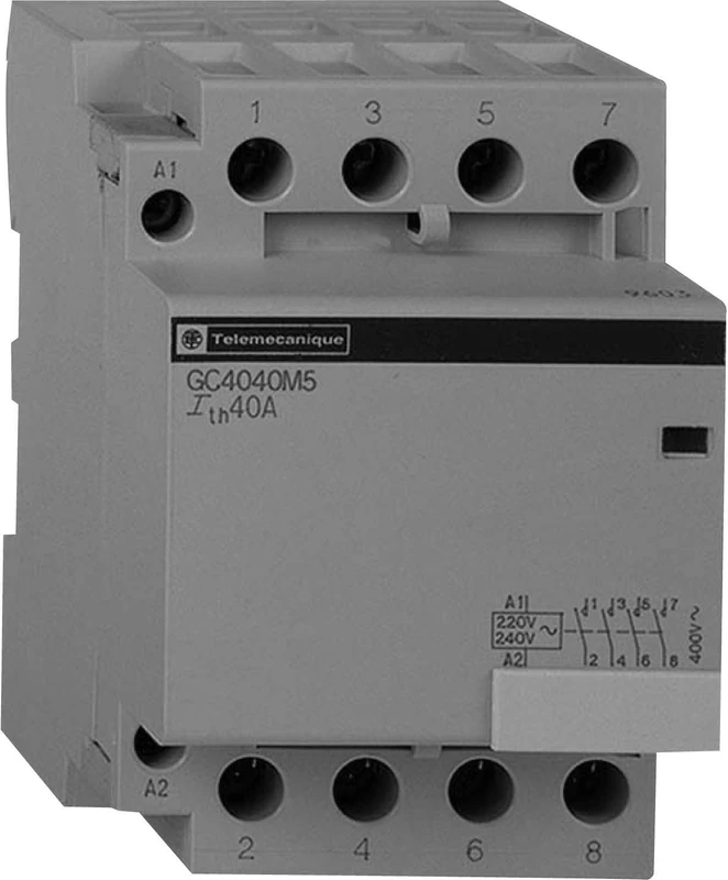 Schneider GC6304M5 Installation Contactor GC, 4Ö 6.5VA, Coil 220-240VAC, Ith: 63A, VE:4ST
