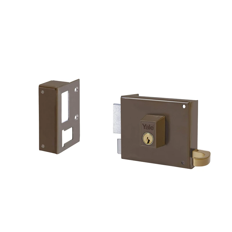 Yale 125 125R140IHP Standard Lock Lacquered Iron Entrada 70mm