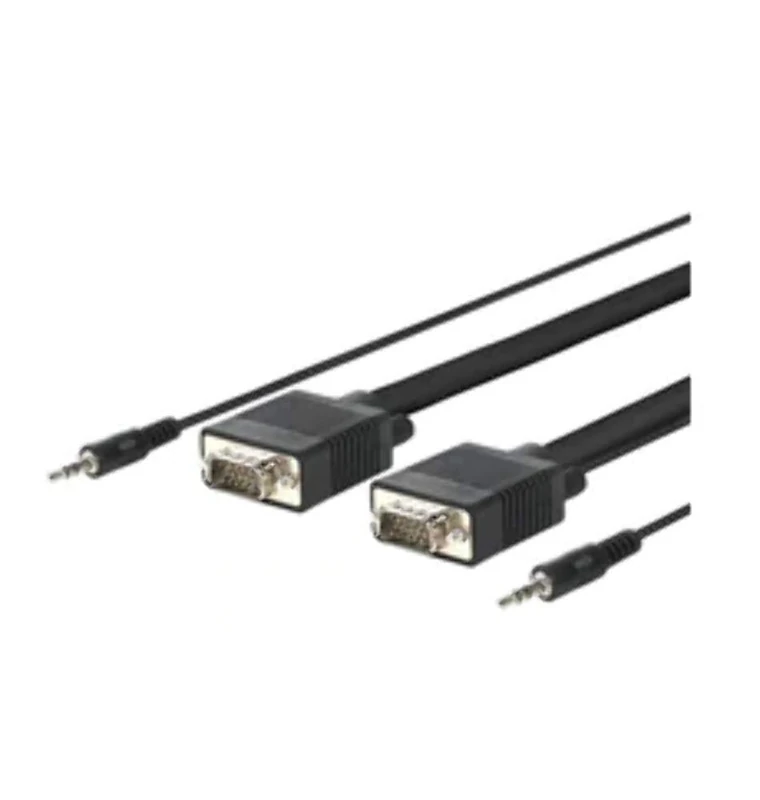 VivoLink 30 m VGA + 3.5 mm Cable M/M VGA Cable Black 30 m VGA (D-Sub); VGA (D-Sub); VGA (30 m; VGA (D-Sub); VGA (D-Sub); male; Black; 1920 x 1200 pixels)