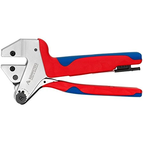 Rennsteig 624 090-1 6 "PEW12.90-1" Chrome Plated Crimping Pliers, Multi-Colour