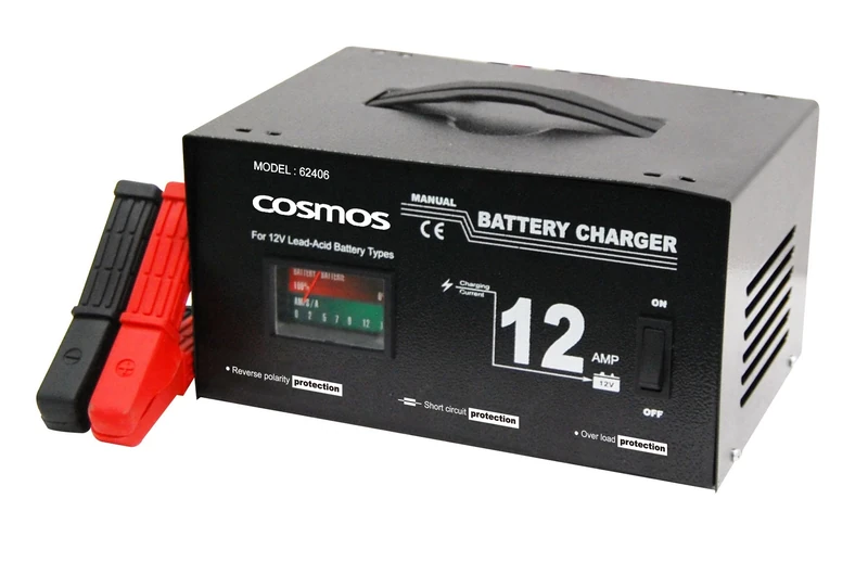 Cosmos 62406 Bench Battery Charger, 12 V/ 12 A - Image 1