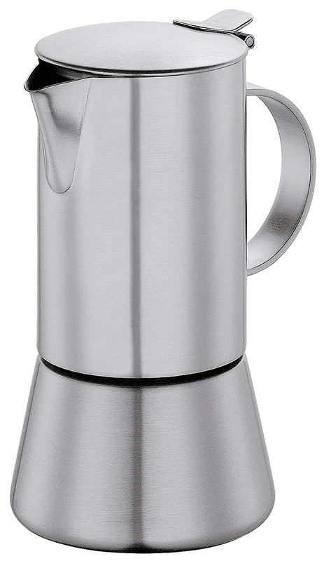 Cilio Espresso Maker Aida for 4 Cups, Silver