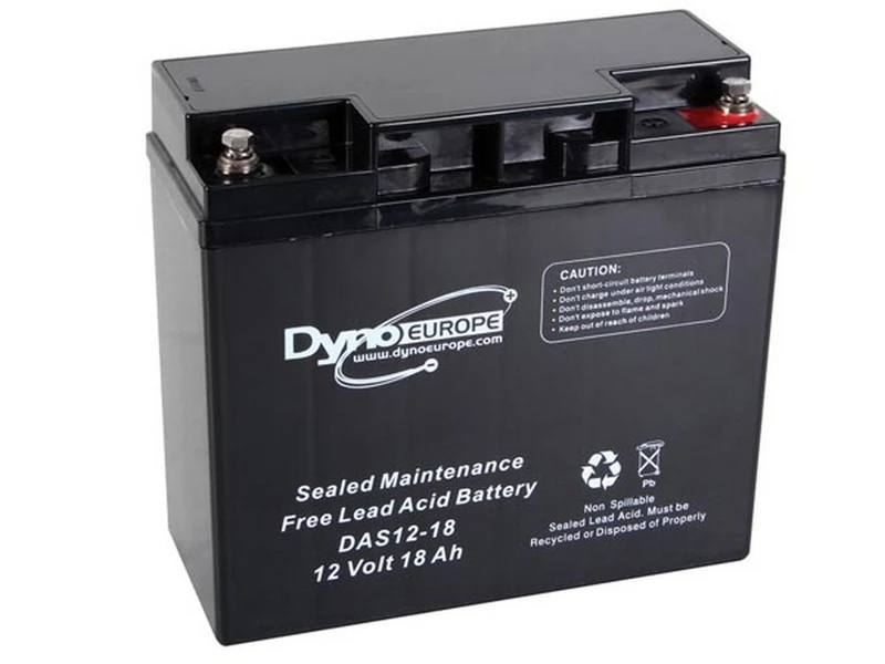 Dyno Europe DAS12-18 Lead Acid Battery 12V-18mAh 180x76x167mm