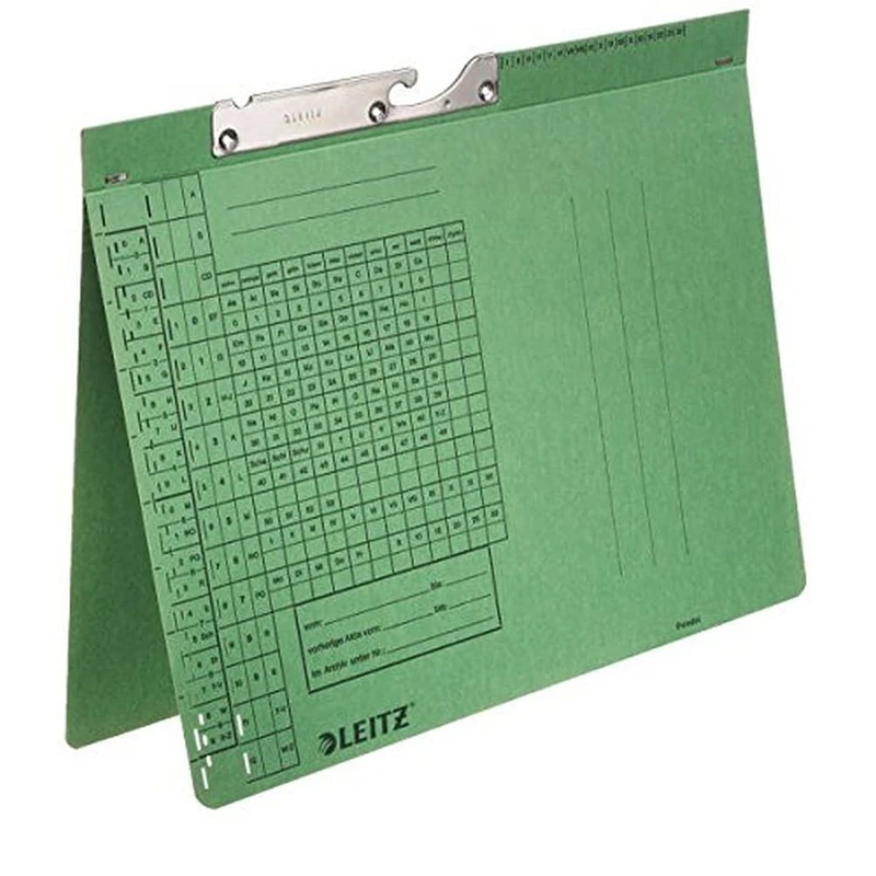 Esselte Leitz Pendelhefter Combi Binding Manila Cardboard Green - Image 1
