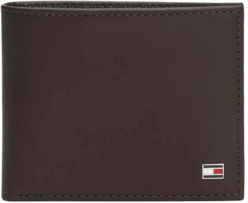 Tommy Hilfiger Men’s Eton Mini Wallet, Brown (Brown), One Size - Image 1